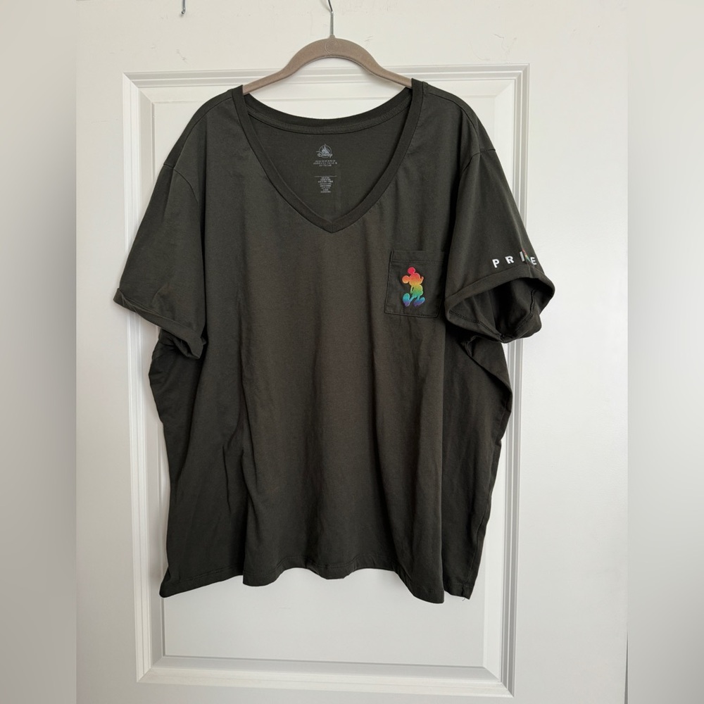 Disney Pride Embroidered TShirt Size 2X-3X